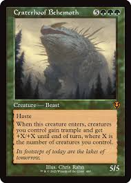 Craterhoof Behemoth (Retro Frame) #480 Innistrad Remastered