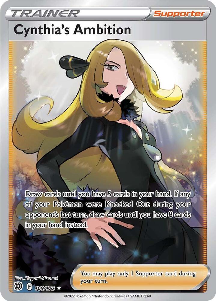 Cynthia's Ambition 169/172 Briliiant Stars (Full Art)