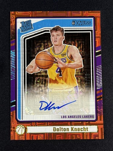 Dalton Knecht RC Auto /99 Donruss Red Mojo 259