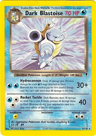 Dark Blastoise - 4/110 (WotC Legendary Collection) - Deck Exclusives (PR)