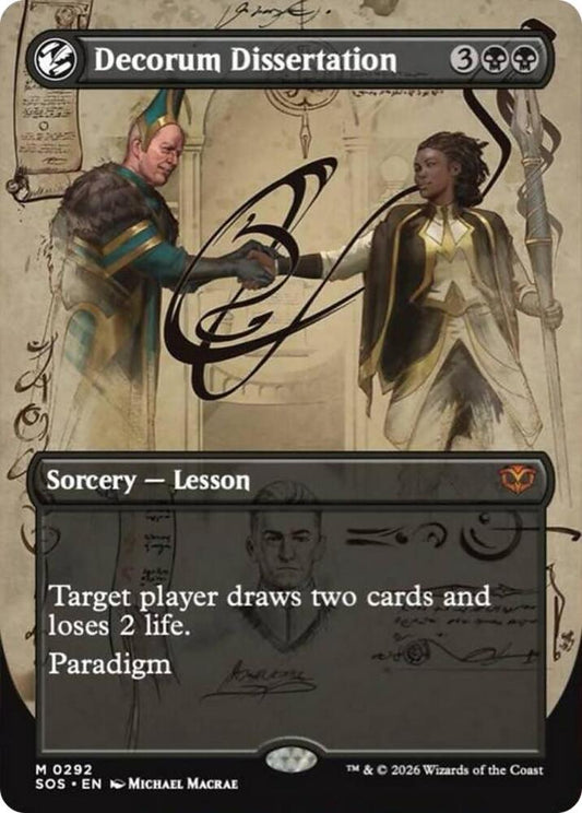 Decorum Dissertation (Borderless) - Secrets of Strixhaven (SOS)