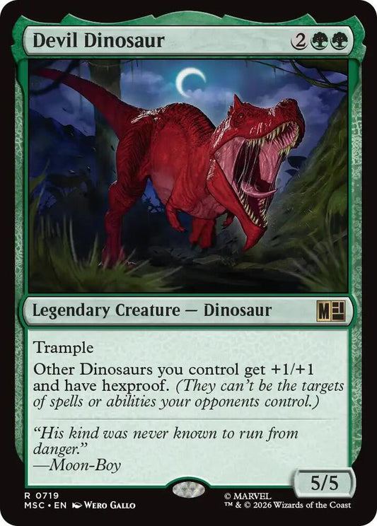 Devil Dinosaur - Commander: Marvel Super Heroes (MSC)