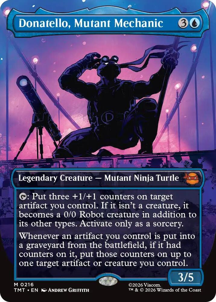 Donatello, Mutant Mechanic (Borderless) - Teenage Mutant Ninja Turtles (TMT) 0216