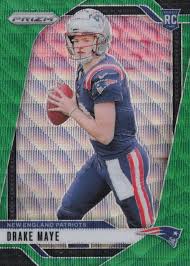 Drake Maye Green Wave Prizm RC #329