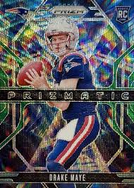 Drake Maye RC Prizmatic Green Wave Prizm #2 2024