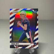 Drake Maye RC Red White Blue #329 2024 Prizm