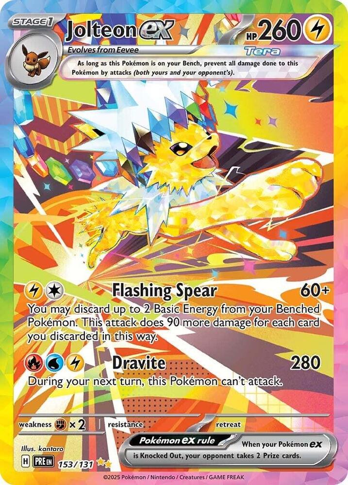 Jolteon EX 153/131 SIR PRE T
