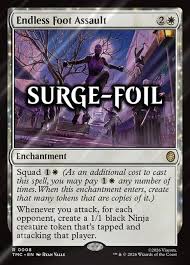 Endless Foot Assault (Surge Foil) - Commander: Teenage Mutant Ninja Turtles (TMC)