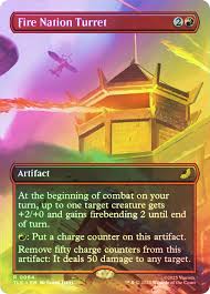 Fire Nation Turret Foil Borderless 0064 TLE