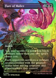 Flare of Malice Borderless 0331 MH3 Foil