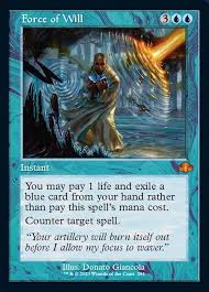 Force of Will (Retro Frame) Dominaria Remastered (T)