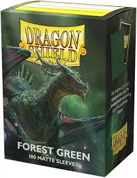 Forest Green 100ct Dragon Shield Sleeves