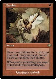 Gamble Retro Frame  Dominaria #321
