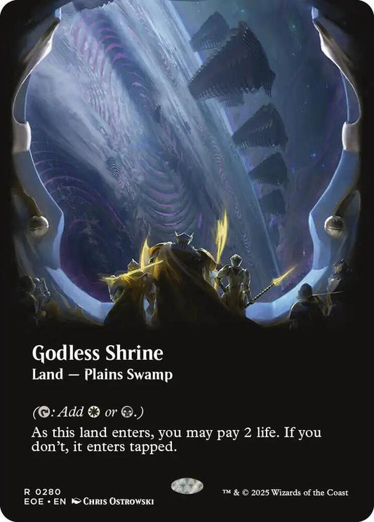 Godless Shrine (Borderless) - Edge of Eternities (EOE) Foil 0280