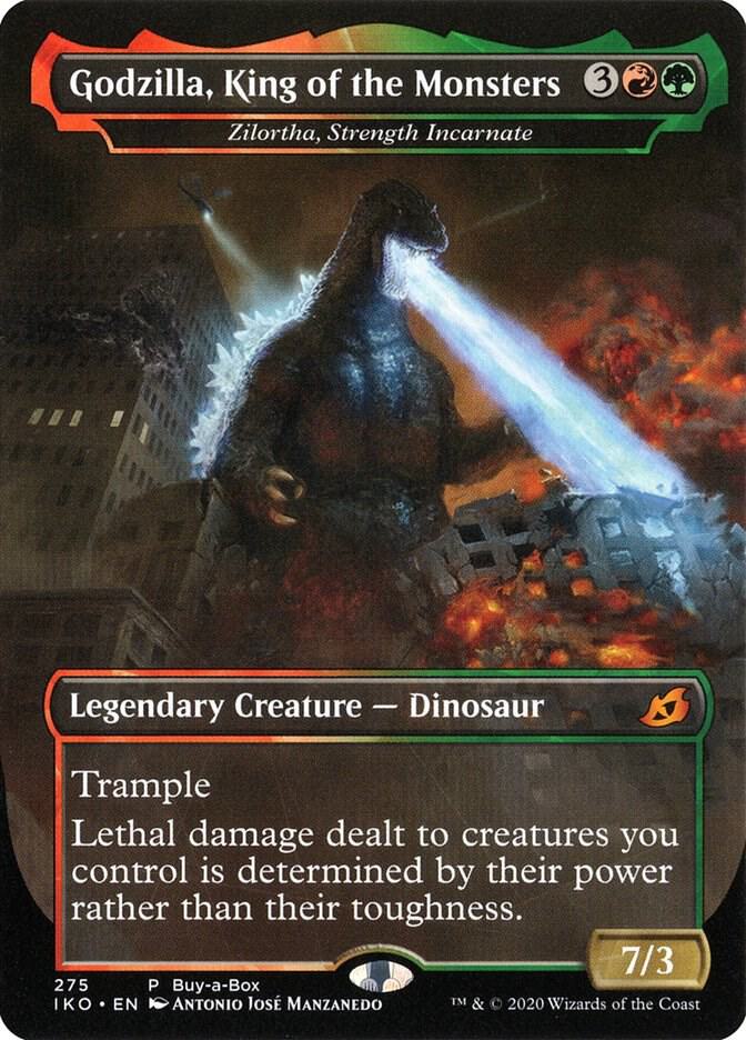 Godzilla, King of the Monsters Foil Borderless #275 Buy-a-Box Promo