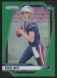 Drake Maye Green RC Prizm 329