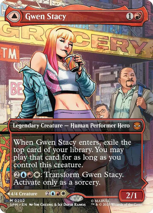 Gwen Stacy (0202) (Borderless) - Marvel's Spider-Man (SPM) 0202