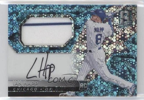 Ian Happ RC Patch Auto Blue Disco /99 Spectra