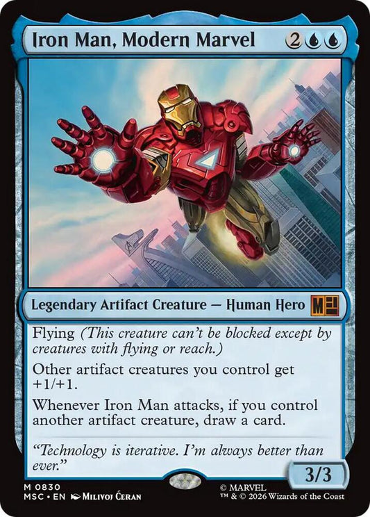 Iron Man, Modern Marvel - Commander: Marvel Super Heroes (MSC) 0830