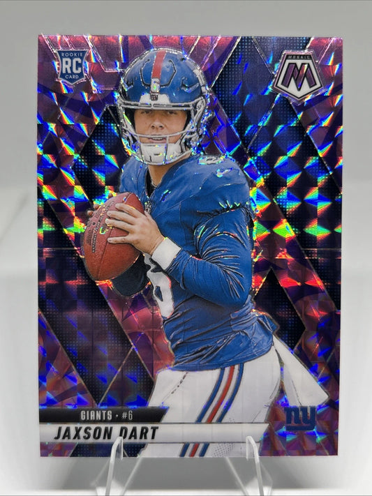 2025 NFL Mosaic Jaxson Dart Reactive Purple RC