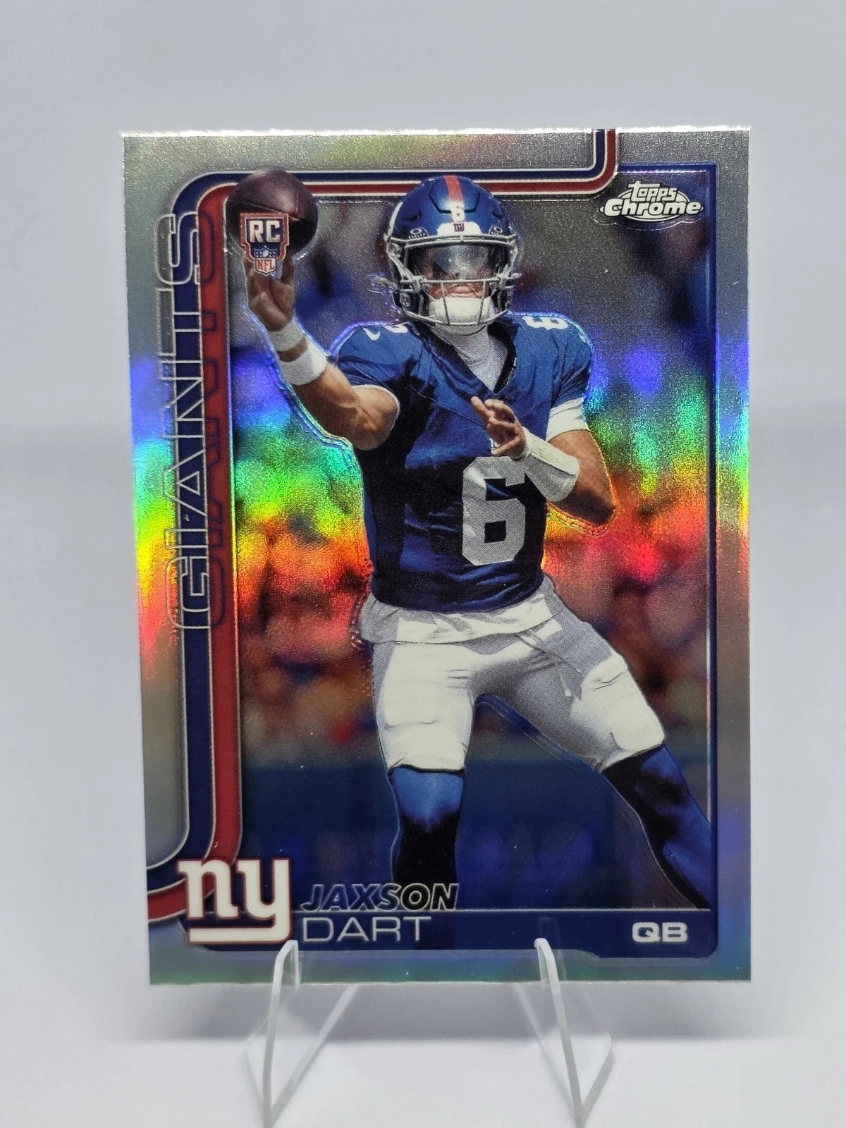 Jaxson Dart Topps Chrome Refractor RC