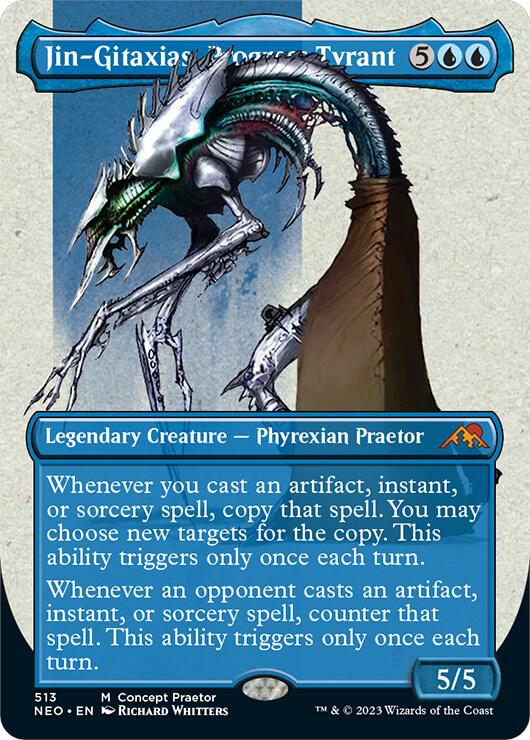 Jin-Gitaxias, Progress Tyrant (Concept Praetor) - Phyrexia: All Will Be One (ONE) Foil #513