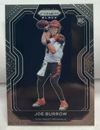 Joe Burrow Black Prizm RC #PB-1