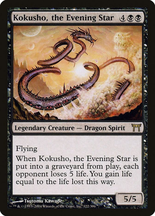 Kokusho, the Evening Star - Champions of Kamigawa (CHK) 122/306