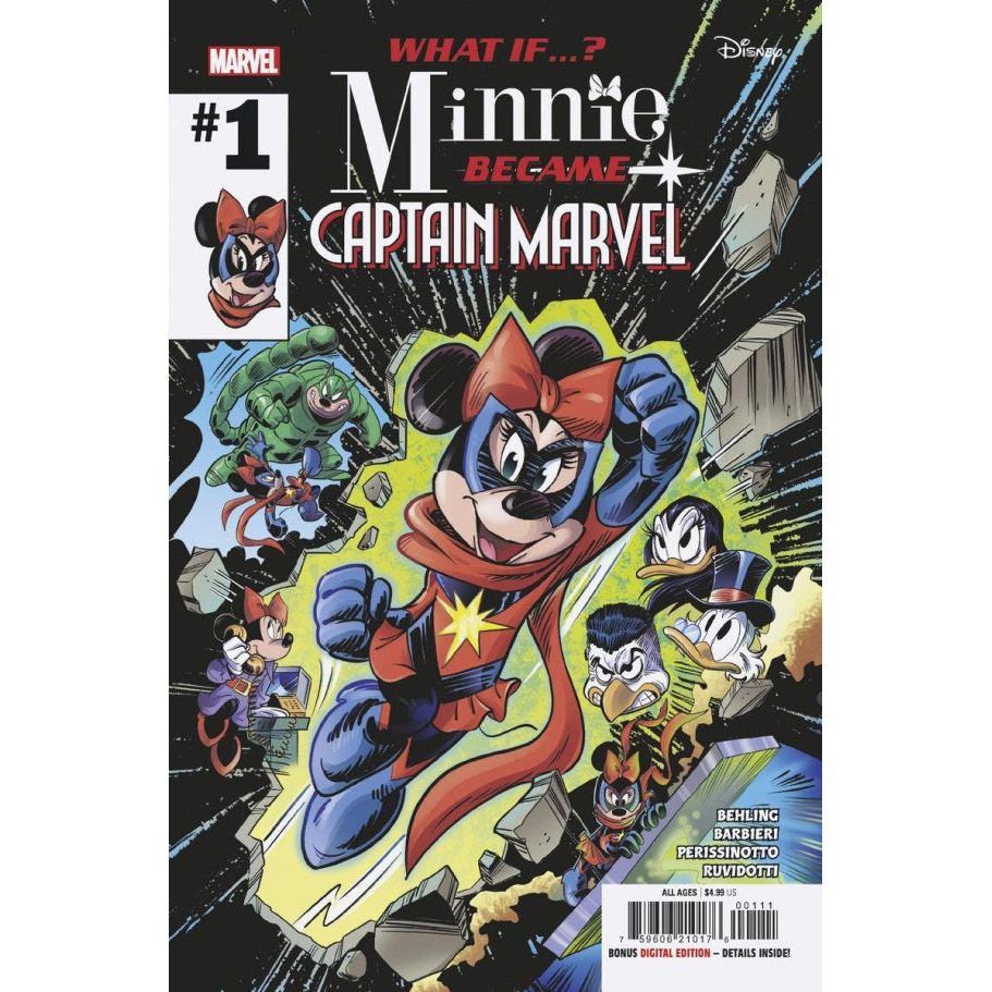 Marvel & Disney: What If...? Minnie Became Captain Marvel #1 - CardWizards