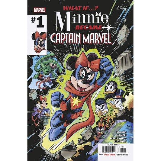 Marvel & Disney: What If...? Minnie Became Captain Marvel #1 - CardWizards