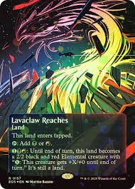 Lavaclaw Reaches (0157) Borderless Galaxy Foil EOS