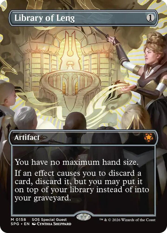 Library of Leng (Borderless Foil) - Special Guests (SPG)