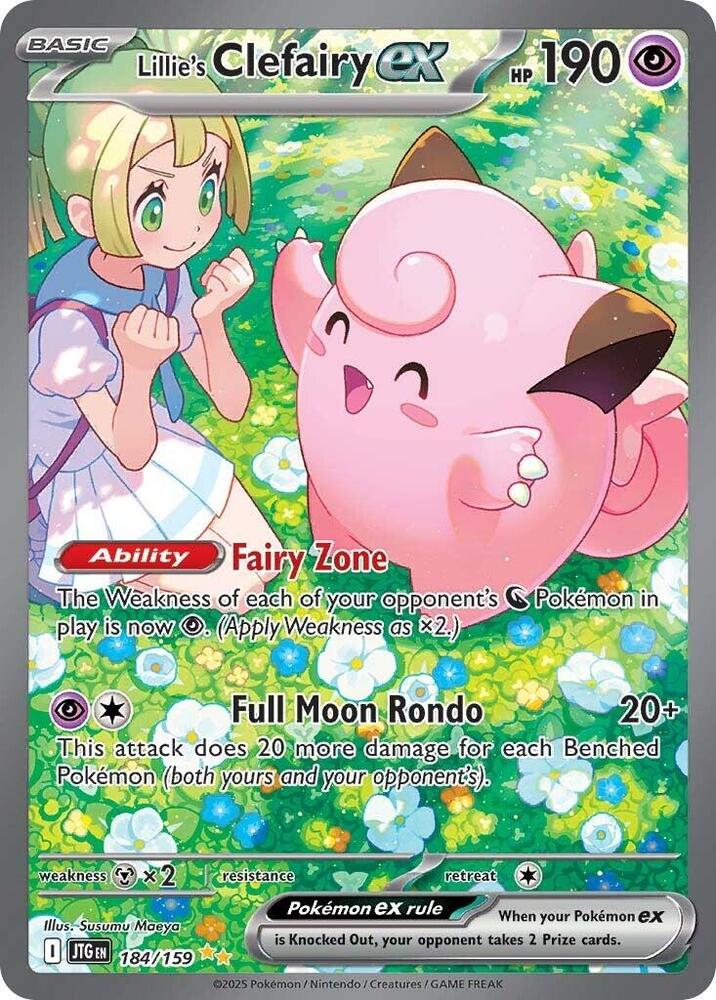 Lillie's Clefairy SIR 184/159 SIR JTG