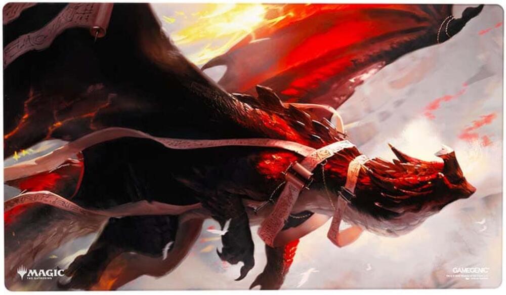 Secrets of Strixhaven Shiny Playmat - Lorehold, The Historian - GameGenic Playmats