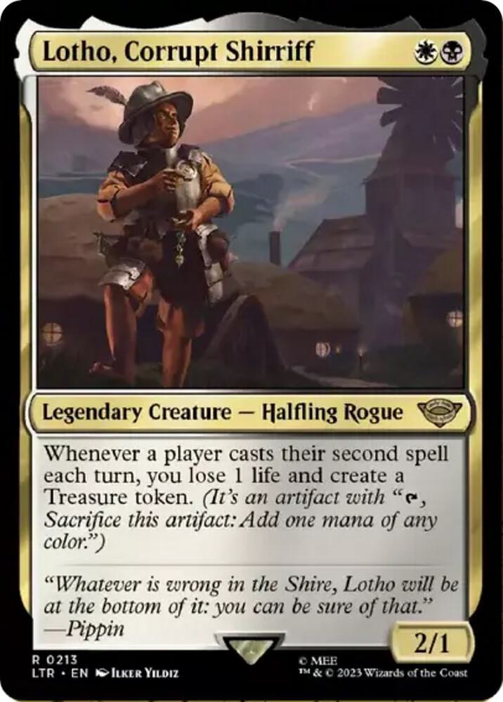 Lotho, Corrupt Shirriff 0213 LTR FOIL