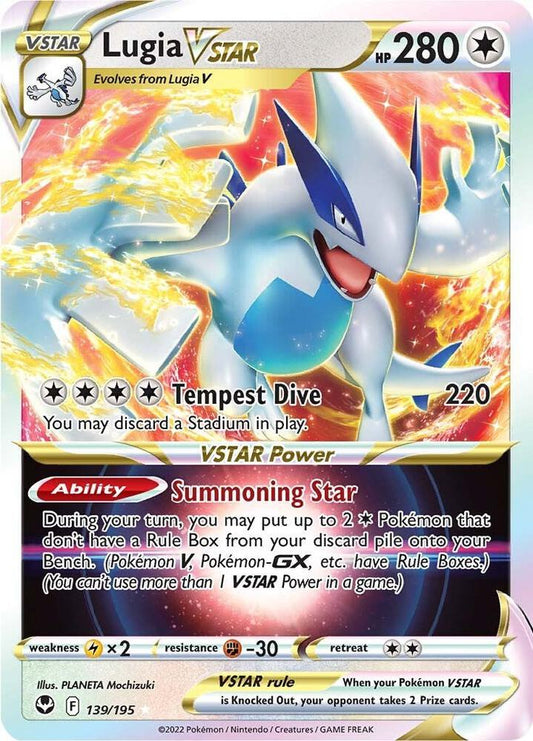 Lugia Vstar 139/195 Silver Tempest