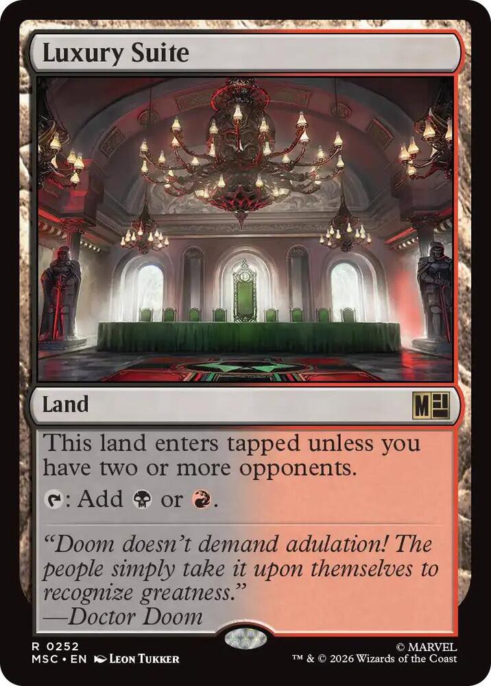 Luxury Suite (Surge Foil) - Commander: Marvel Super Heroes (MSC)