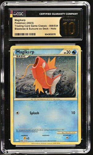 Magikarp TCG Classic 006/034 Holo CGC Pristine 10