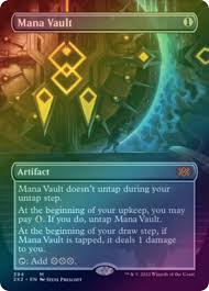 Mana Vault Borderless Foil Double Masters 394