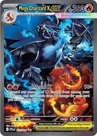 Mega Charizard X ex 125/094 ME02: Phantasmal Flames Special Illustration Rare NM