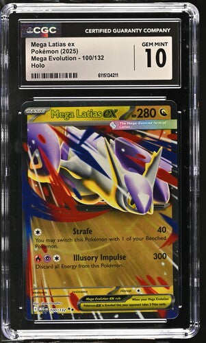 Mega Latias EX MEG 100/132 CGC 10