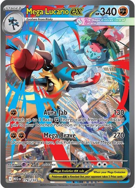 Mega Lucario Ex 179/132 SIR
