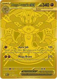 Mega Lucario Ex 188/132 Mega Hyper Rare