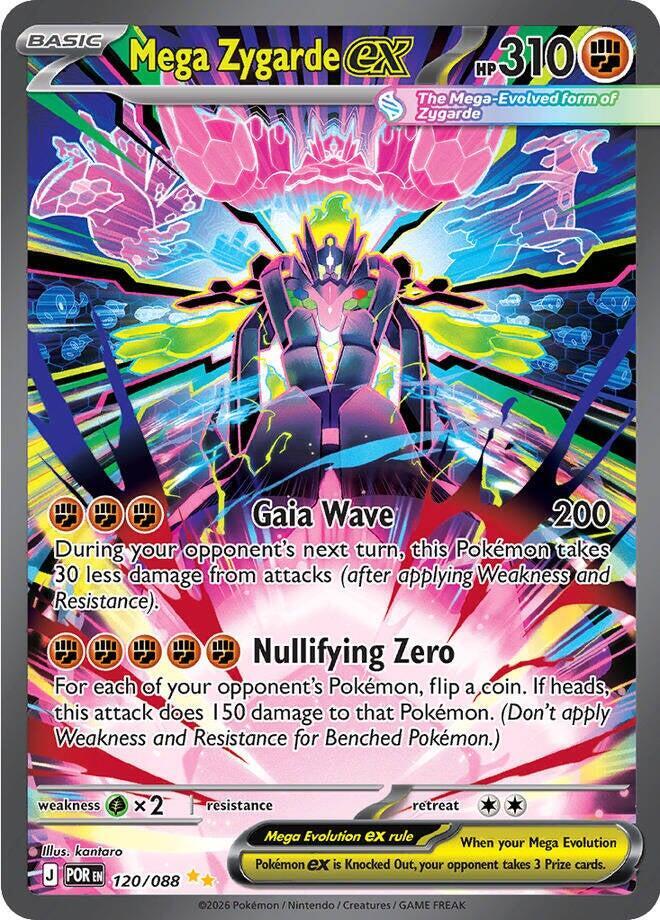 Mega Zygarde Ex 120/088 SIR