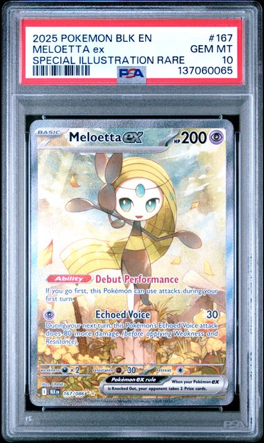 Meloetta SIR 167/086 PSA 10