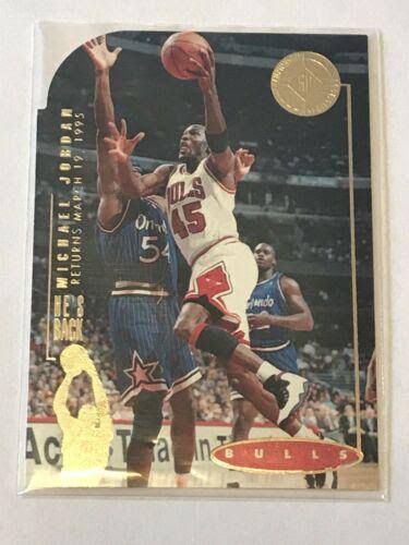 Michael Jordan 1995 Upper Deck Die-Cut He's Back #41