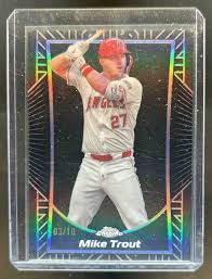 Mike Trout Topps Chrome Shadow Etch 2025 SE-7