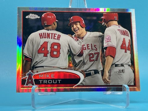 2012 Topps Chrome Mike Trout Refractor #144