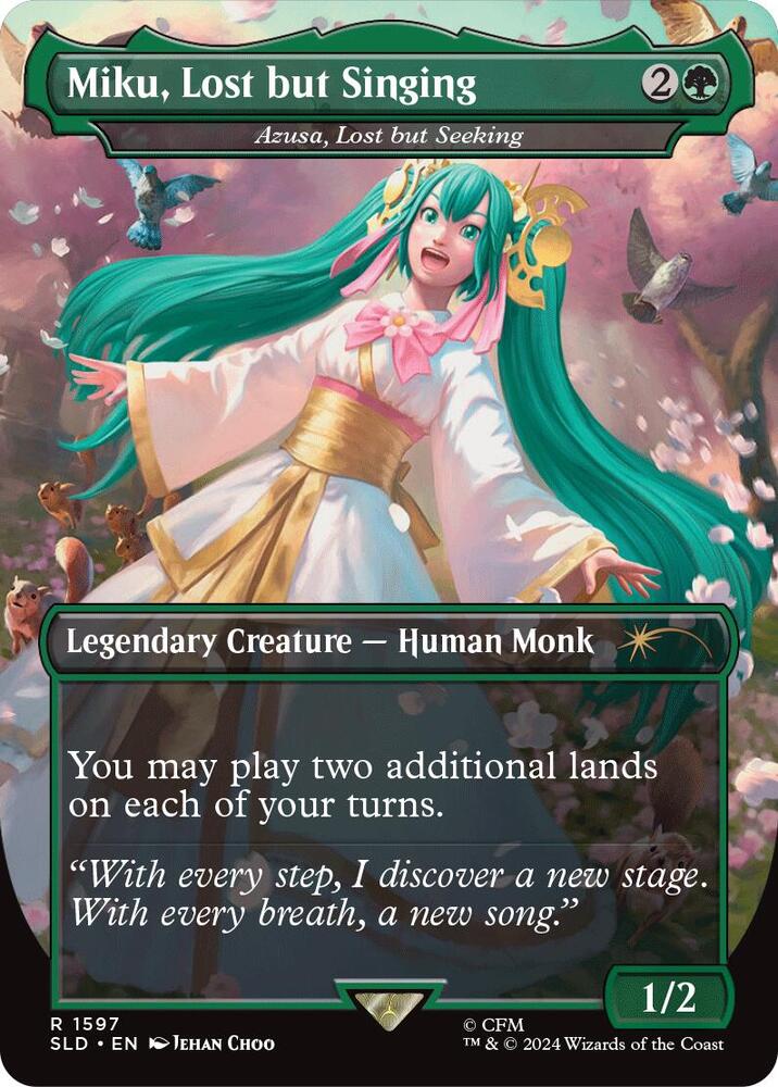 Miku, Lost But Singing; Azusa, Lost But Seeking Extended Art 1597