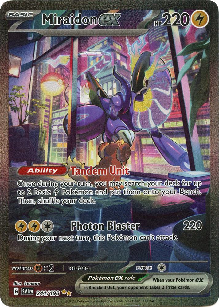 Miraidon ex 244/198 SIR